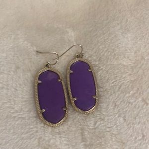 Kendra Scott purple earrings. Gently used